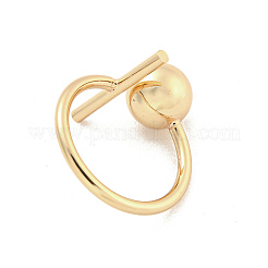 Long-Lasting Plated Brass Cuff Rings&nbsp;RJEW-I103-051P