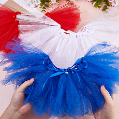 3Pcs 3 Colors Polyester Pet Dog Tutu Skirt&nbsp;AJEW-FH0006-75