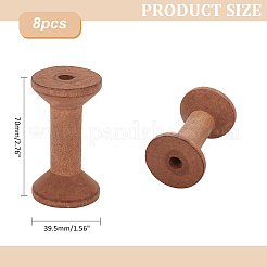 Wood Thread Bobbins&nbsp;TOOL-WH0053-54A-02