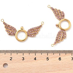 304 Stainless Steel Rhinestone Pendants&nbsp;STAS-Q340-08G