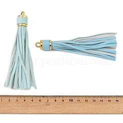PU Leather Tassel Pendant Decorations&nbsp;FIND-K027-01G