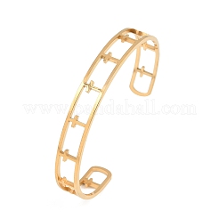 304 Stainless Steel Cuff Bangles for Women&nbsp;BJEW-S181-02G-B