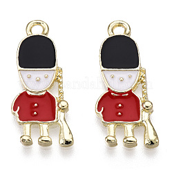 Alloy Enamel Pendants&nbsp;PALLOY-T056-33D
