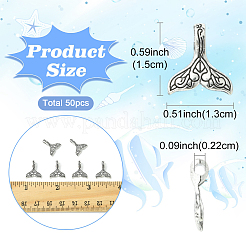 50Pcs Tibetan Style Alloy Pendants&nbsp;FIND-YW0008-68AS