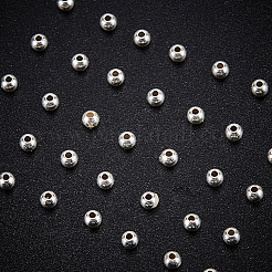 40Pcs 925 Sterling Silver Beads&nbsp;STER-BBC0002-04A