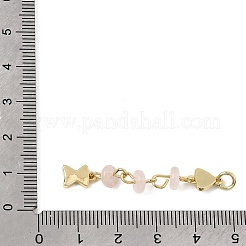 Ocean Natural Rose Quartz Chip Pendants&nbsp;GG-CBA3401-02G-05