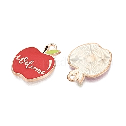 Back to School Alloy Enamel Pendants&nbsp;ENAM-Q004-01KCG-18