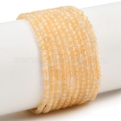 Natural Topaz Jade Beads Strands&nbsp;G-L662-A01-2mm
