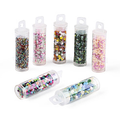 7 Bottles DIY Glass Seed Beads Sets&nbsp;DIY-N006-01A