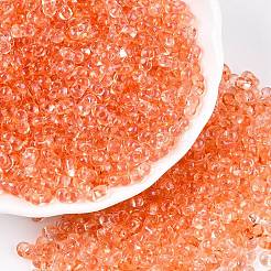Spray Painted Glass Seed Beads&nbsp;SEED-T007-08D