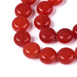 Dyed Natural White Jade Beads Strands&nbsp;G-T143-16M