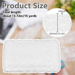 Nylon Lace Ribbon&nbsp;OCOR-WH0105-042C