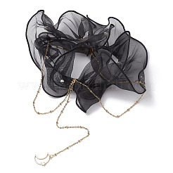 Brass Moon Pendant Necklaces&nbsp;NJEW-JN04810
