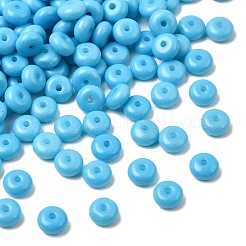 Baking Paint Opaque Glass Beads&nbsp;GLAA-A045-06K