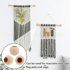 Wood Beads&nbsp;WOOD-WH0026-47A
