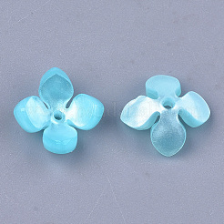 Cellulose Acetate(Resin) Bead Caps&nbsp;X-KK-S161-02D
