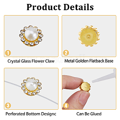 160Pcs Glass Rhinestone Sew on Rhinestone&nbsp;FIND-HS0002-23