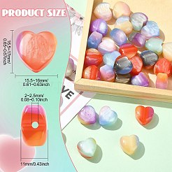 40Pcs Opaque Resin Beads&nbsp;RESI-CJ0004-98