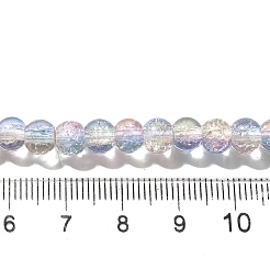 Crackle Glass Beads Strands&nbsp;CCG-C002-6mm-09