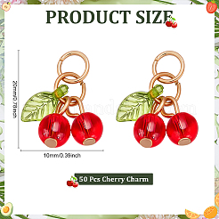 50Pcs Handmade Lampwork Pendants&nbsp;LAMP-ME0001-25