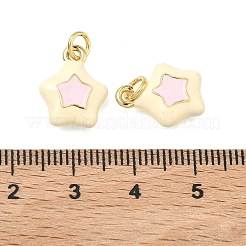 Brass Enamel Pendants&nbsp;KK-H259-01B-G02