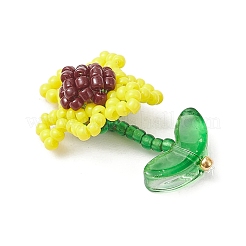Seed Glass Beaded Pendants&nbsp;PALLOY-MZ00875