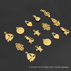 40Pcs 10 Style Rack Plating Alloy Pendants&nbsp;PALLOY-CA0002-41