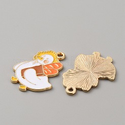 Alloy Enamel Pendants&nbsp;ENAM-CJC0015-15A