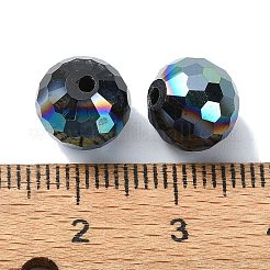 Half Plated Glass Beads&nbsp;EGLA-P059-02B-HP01