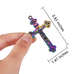 8Pcs 4 Styles Alloy Big Pendants&nbsp;FIND-SZ0001-45
