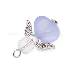 Transparent Acrylic Angel Pendants&nbsp;PALLOY-JF04095-02