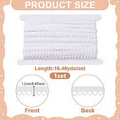15M Polyamide Yarns Lace Elastic  Webbing&nbsp;DIY-NB0013-70A