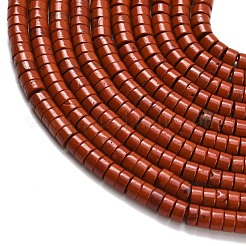 Natural Red Jasper Beads Strands&nbsp;G-Z110-A35-2x4mm