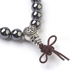 Natural/Synthetic Round Mixed Stone Stretch Bracelets&nbsp;BJEW-JB03845