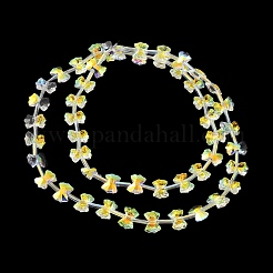 Electroplate Glass Beads Strands&nbsp;EGLA-B006-02A-AB01