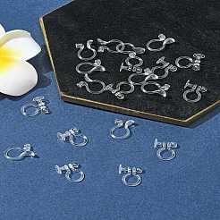 20Pcs 2 Styles Plastic Clip-on Earring Converters Findings&nbsp;KY-FS0001-27