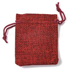 Burlap Packing Pouches Drawstring Bags&nbsp;ABAG-Q050-7x9-06