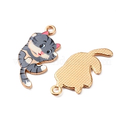 Printed Alloy Enamel Pendants&nbsp;FIND-G118-05G