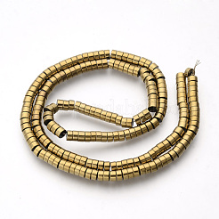 Electroplate Non-magnetic Synthetic Hematite Bead Spacers Strands&nbsp;X-G-Q486-73F