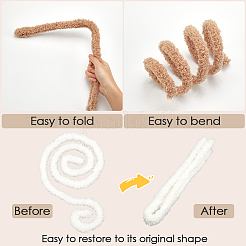 10Pcs 5 Colors DIY Plush Sticks&nbsp;DIY-CP0011-70