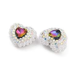 Polymer Clay Glass Rhinestone Beads&nbsp;CLAY-NH0001-13H