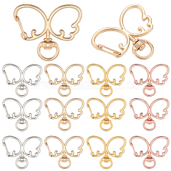 20Pcs 4 Colors Alloy Swivel Clasps&nbsp;FIND-SC0017-27