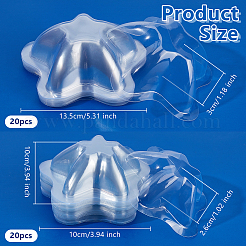 40Pcs 2 Styles Transparent PVC Packing Box&nbsp;FIND-OC0013-58A