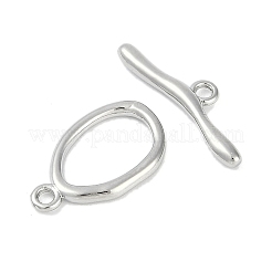 Brass Toggle Clasps&nbsp;KK-K391-09P
