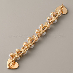 Pearl Plastic Beads Phone Case Chain Strap&nbsp;LS-AJEW-WH0041-63G