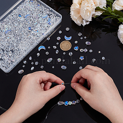Electroplate Glass Beads Strands&nbsp;EGLA-OC0001-03