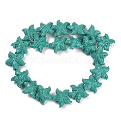 Synthetic Coral Dyed Carved Beads Strands&nbsp;CORA-K009-06C-04
