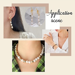 100Pcs 4 Styles Alloy with Rhienstone Beads&nbsp;RB-AR0003-15