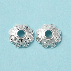 Rack Plating Brass Bead Cap&nbsp;KK-C020-09S
