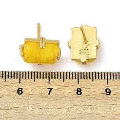 Brass Stud Earrings&nbsp;KK-F358-03G-04
